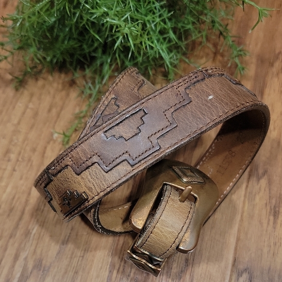 Nocona Accessories - Nocona Copper & Leather Belt 28